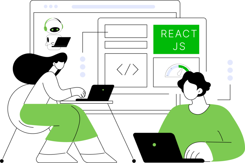 Software Development Virtual Assistant illustration