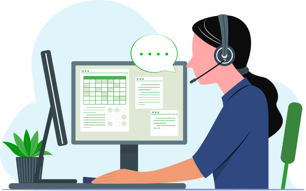 Administrative Virtual Assistant illustration