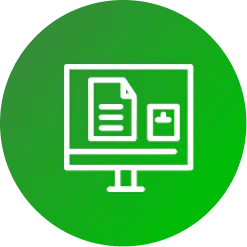 Financial report icon