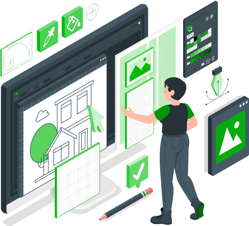 Creative Virtual Assistant illustration