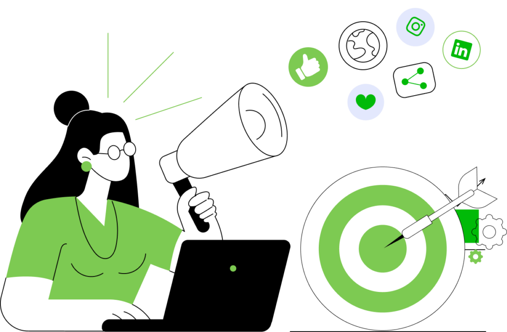 Virtual Marketing Assistant illustration